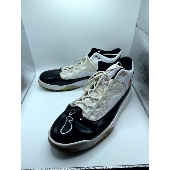 Air Jordan Max Aura 2 CK6636-102 Men 12.5 Sneaker White Gym Red Basketball Shoes main image 7